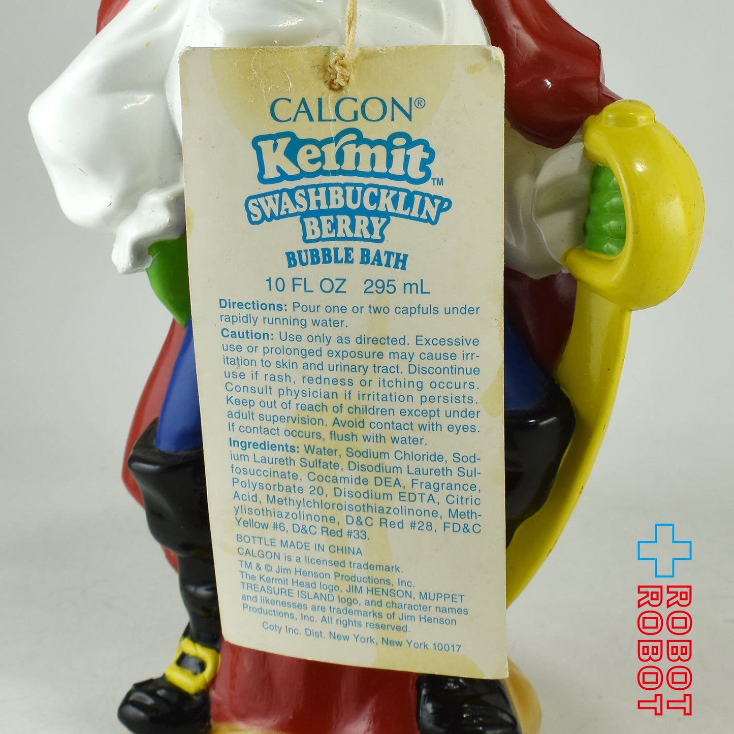 マペッツ マペットの宝島 海賊カーミット バブルバスボトル ソーキー フィギュア 紙タグ付き