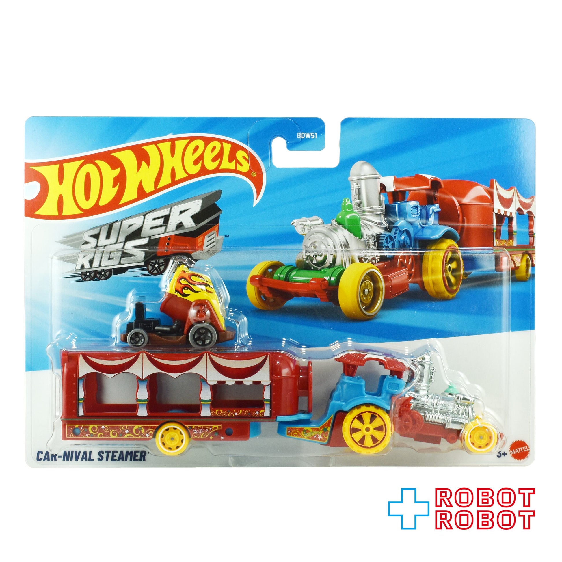 ⚫️ ホットウィール 2026 スーパーリグ カーニバル・スチーマー 1/64 ダイキャスト ミニカー 未開封 - ROBOTROBOT