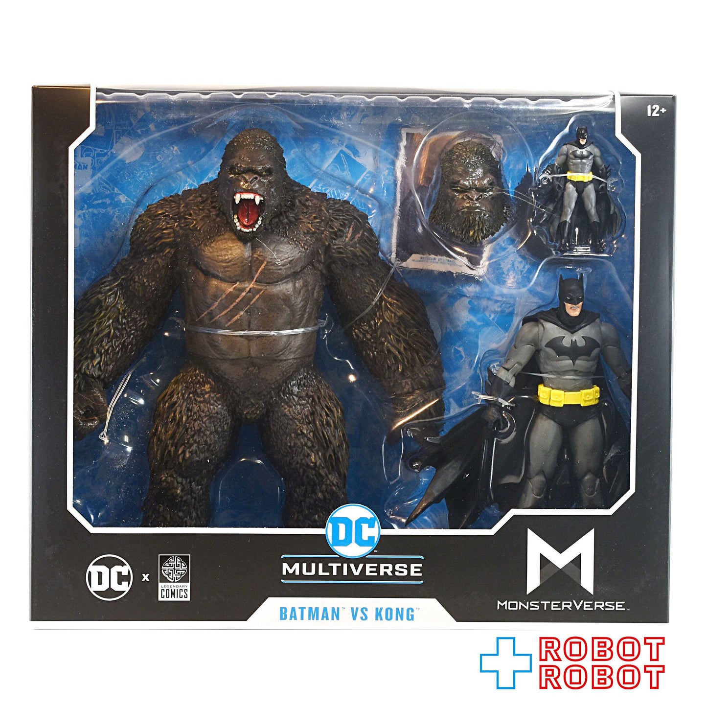 マクファーレン・トイズ DCマルチバース ジャスティス・リーグ vs. ゴジラ vs. コング バットマン vs. コング メガフィグ 2パック アクションフィギュア 未開封