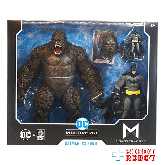 マクファーレン・トイズ DCマルチバース ジャスティス・リーグ vs. ゴジラ vs. コング バットマン vs. コング メガフィグ 2パック アクションフィギュア 未開封