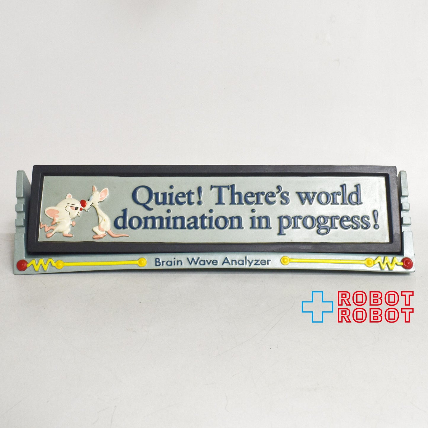 ワーナーブラザーズ・スタジオストア ピンキー & ブレイン デスクサイン 1999