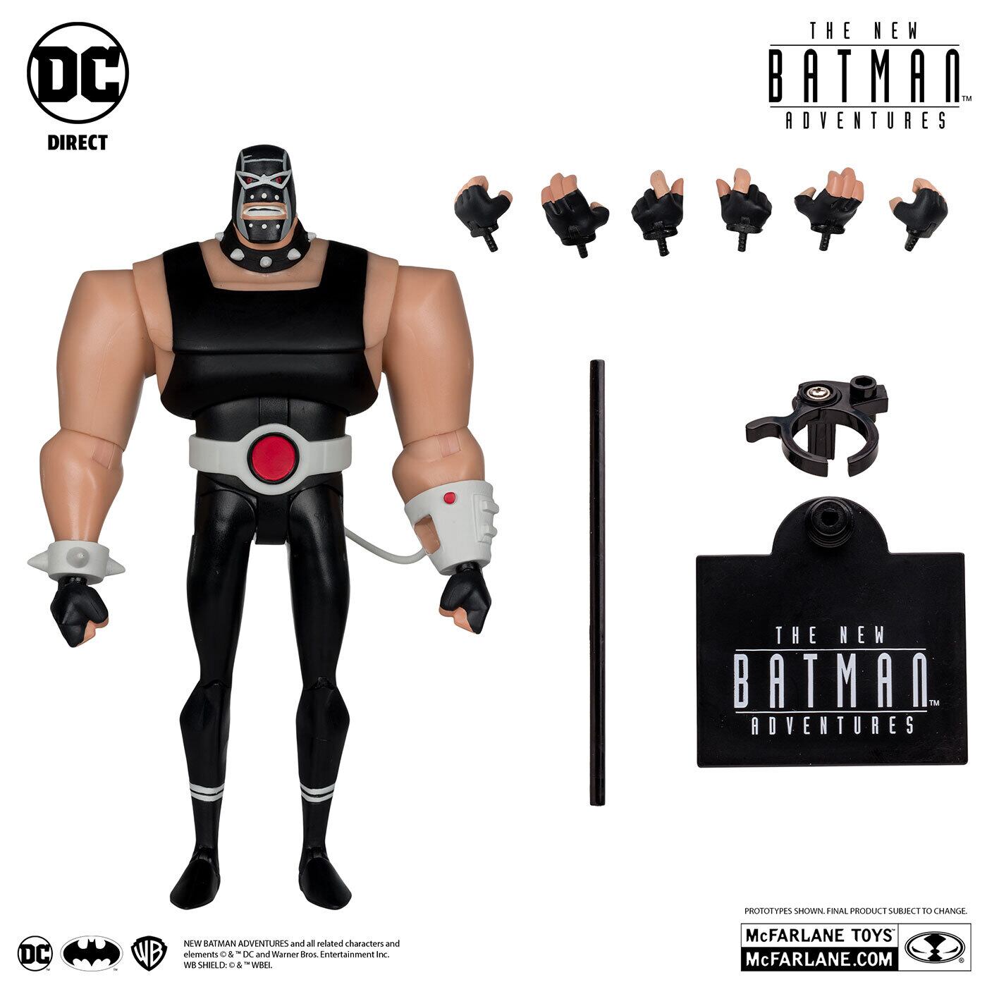 マクファーレン・トイズ DCダイレクト バットマン アニメイテッド ニュー・バットマン・アドベンチャーズ #16 ベイン 6インチ アクションフィギュア 国内版 未開封