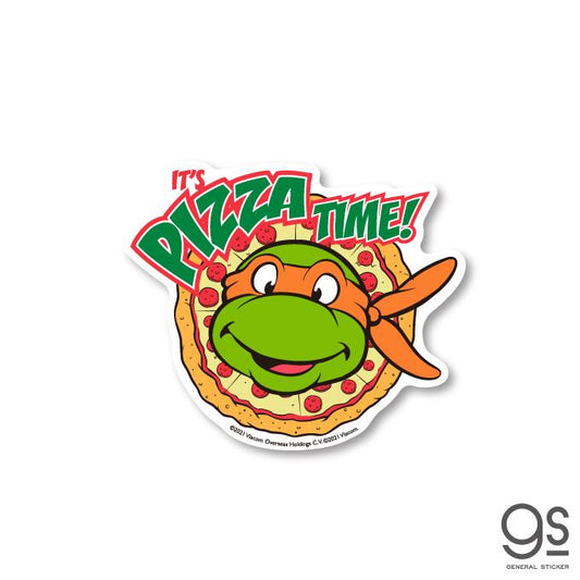 タートルズ RETRO ダイカットステッカー PIZZA TIME! 未開封