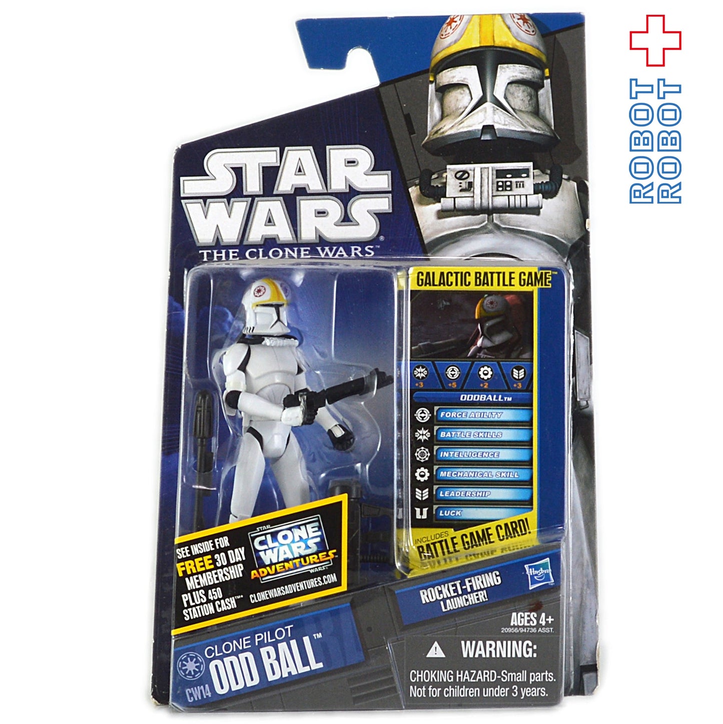 スター・ウォーズ CW2010 CW14 クローンパイロット・オッドボール クローン・ウォーズ 3.75インチ アクションフィギュア US版 未開封