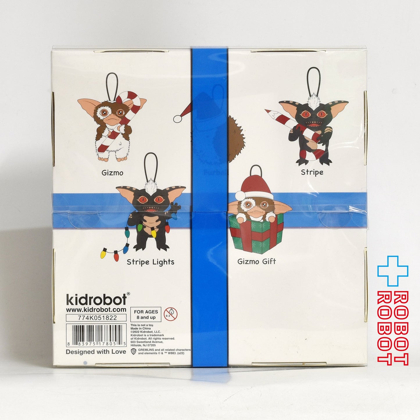 キッドロボット グレムリン ホリデーオーナメント 3インチ 5パック プラッシュ ぬいぐるみ人形 箱入未開封