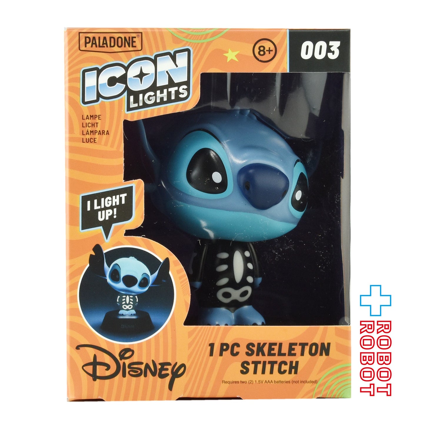 パラドン ディズニー #003 スケルトン・スティッチ アイコン ライト 未開封