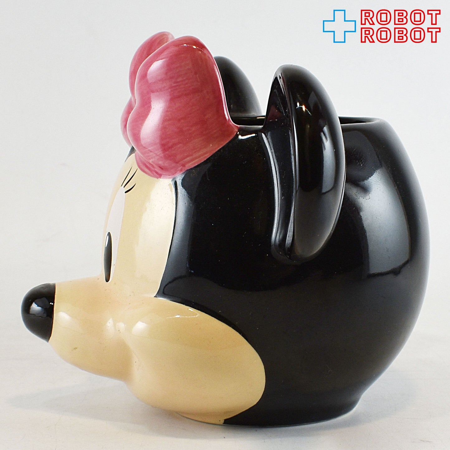 三郷陶器 ディズニー ミニーマウス フェイス 陶器マグカップ