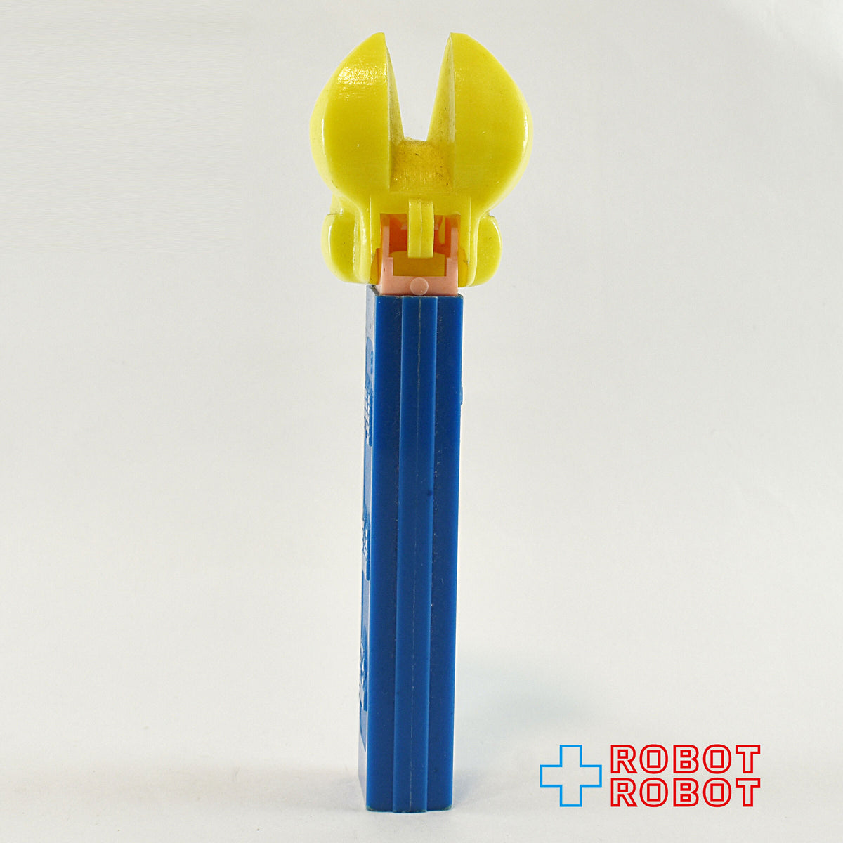PEZ ファット・イヤー・バニー 黄色 足なし 青ステム