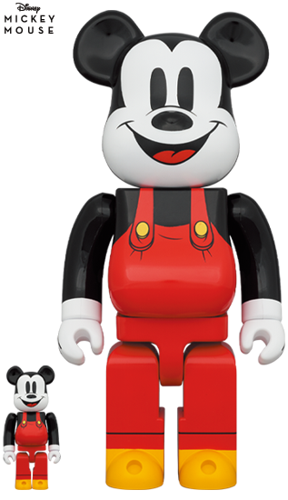 メディコム BE@RBRICK ベアブリック 100% & 400% ミッキーの造船技師 ミッキーマウス 未開封 ♦︎４号店商品 - ROBOTROBOT