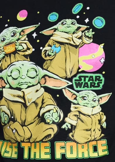スター・ウォーズ グローグー USE THE FORCE グラフィック Tシャツ