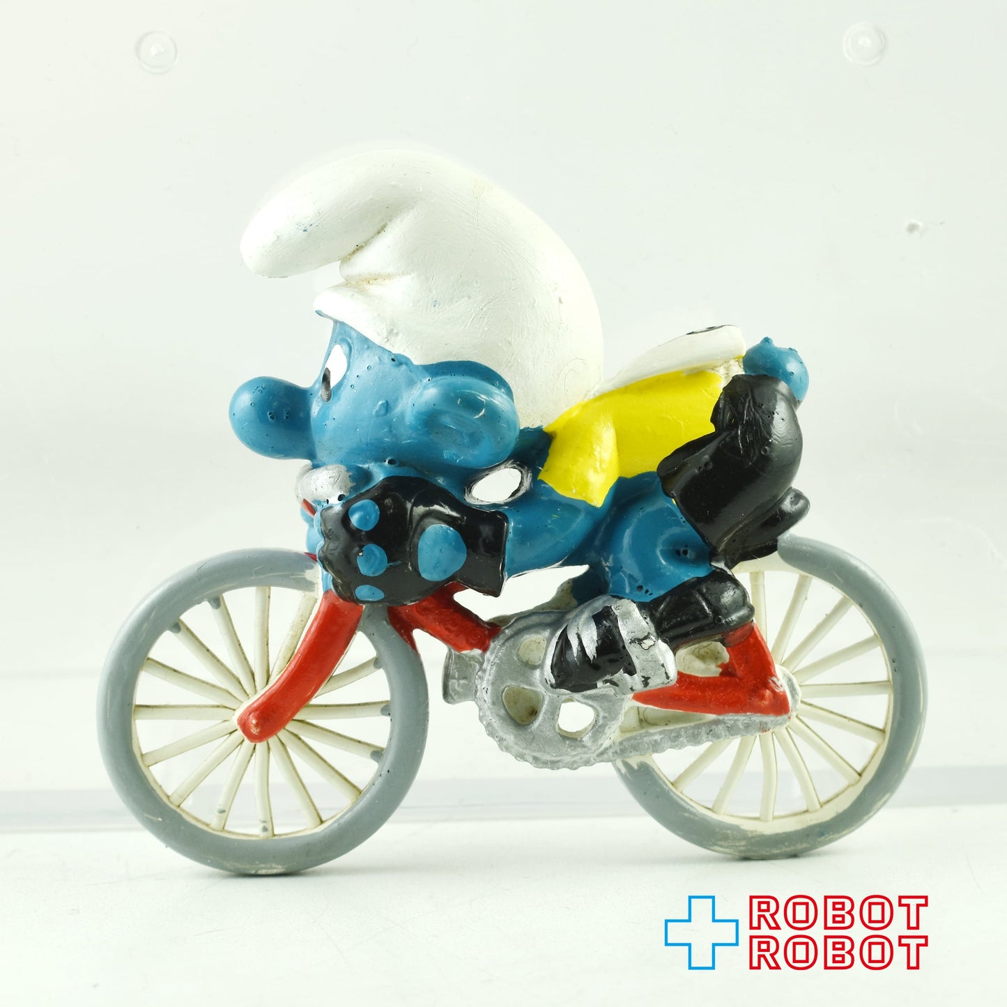 スマーフ #40501 スーパースマーフ 競輪 ゼッケン番号6 PVC フィギュア