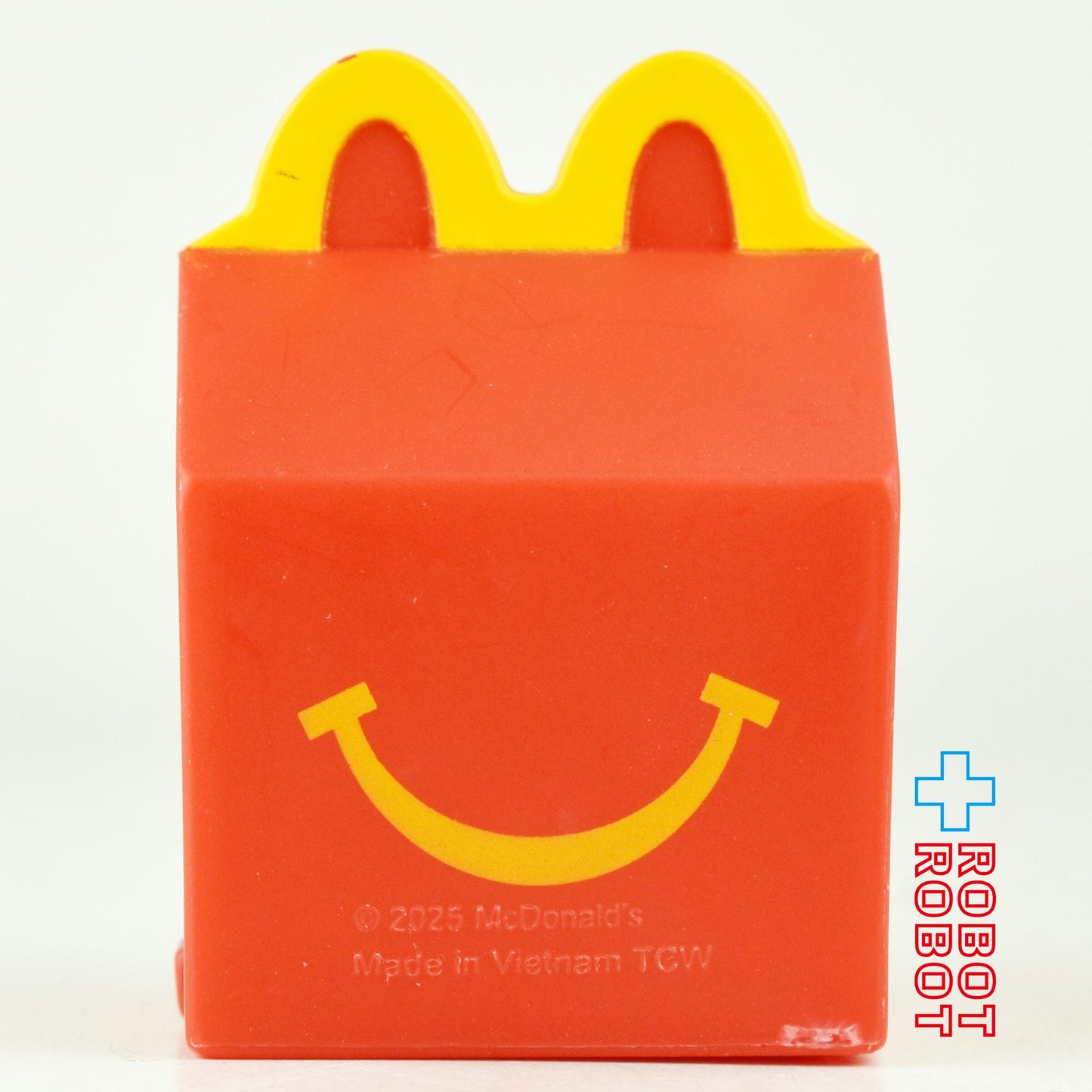マクドナルド ミニチュアマクドナルド レッドハッピーセットボックス ハッピーミールトイ 2025 ヴェトナム製 アメリカ流通版 側面にmマーク有り