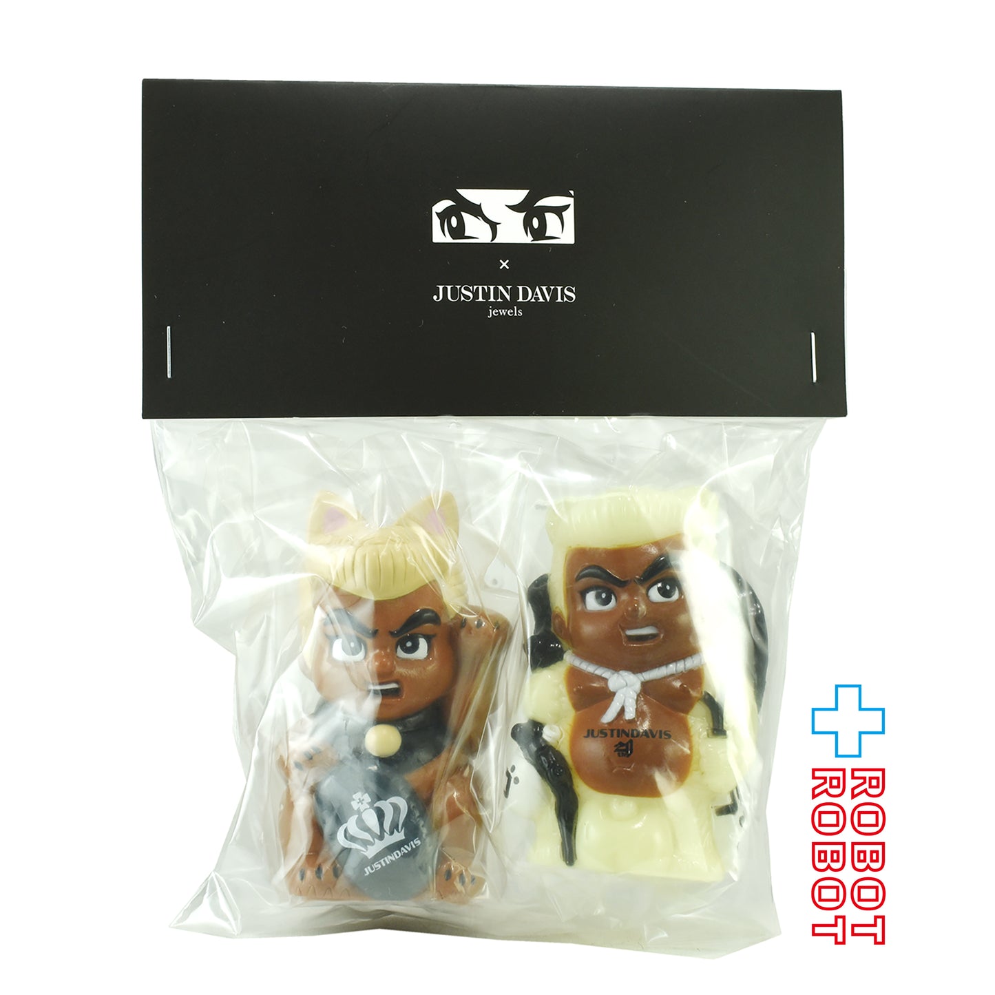 ゴッコ堂 Justin Davis たぬ気合田くん& まね気合田くん 45セット限定 ソフトビニール フィギュア