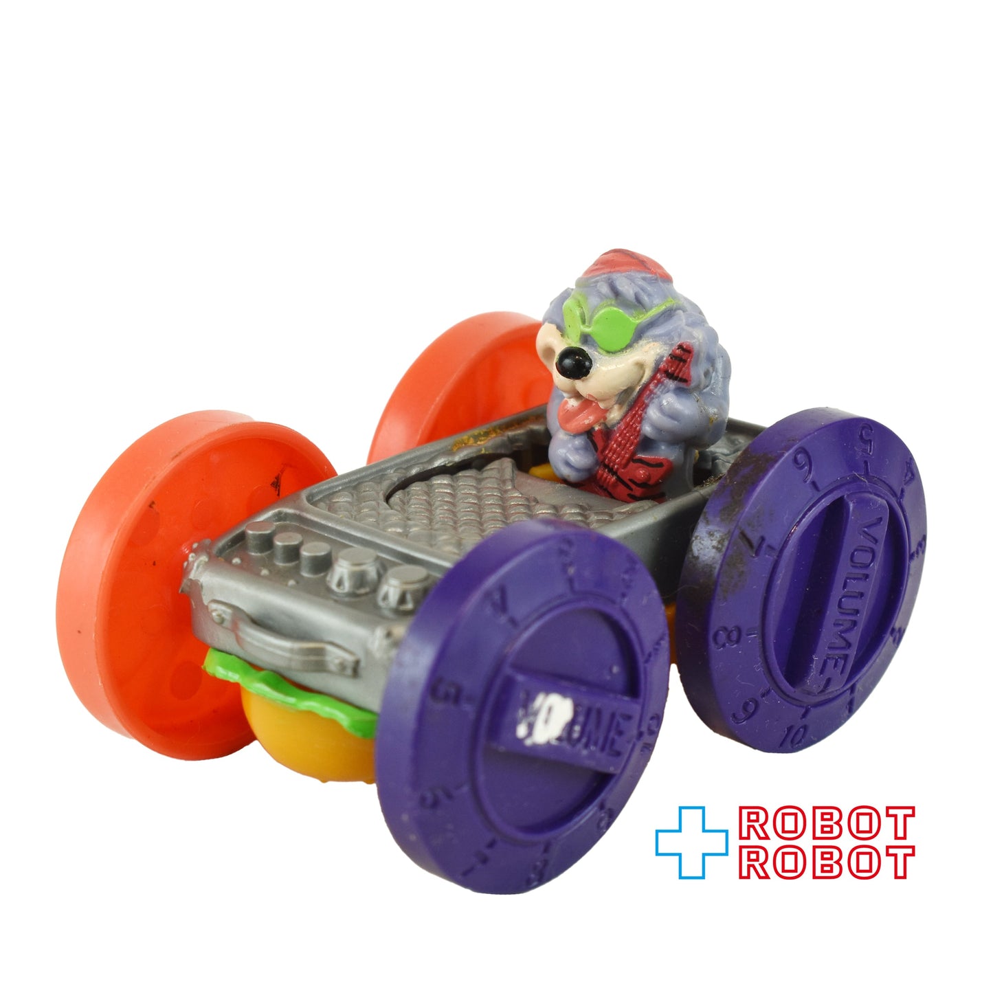 マクドナルド ワーナーブラザーズ ルーニー・テューンズ ハムトン・J・ピッグ & ディジー・デビル フリップカー フィギュア ハッピーミールトイ 1990