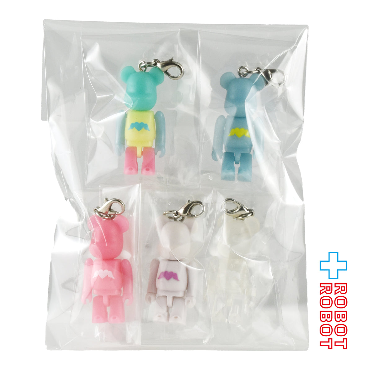 メディコム ベアブリック BE@RBRICK 50% 2004 クリスマス モスバーガー キーホルダー 全5体セット ４号店商品