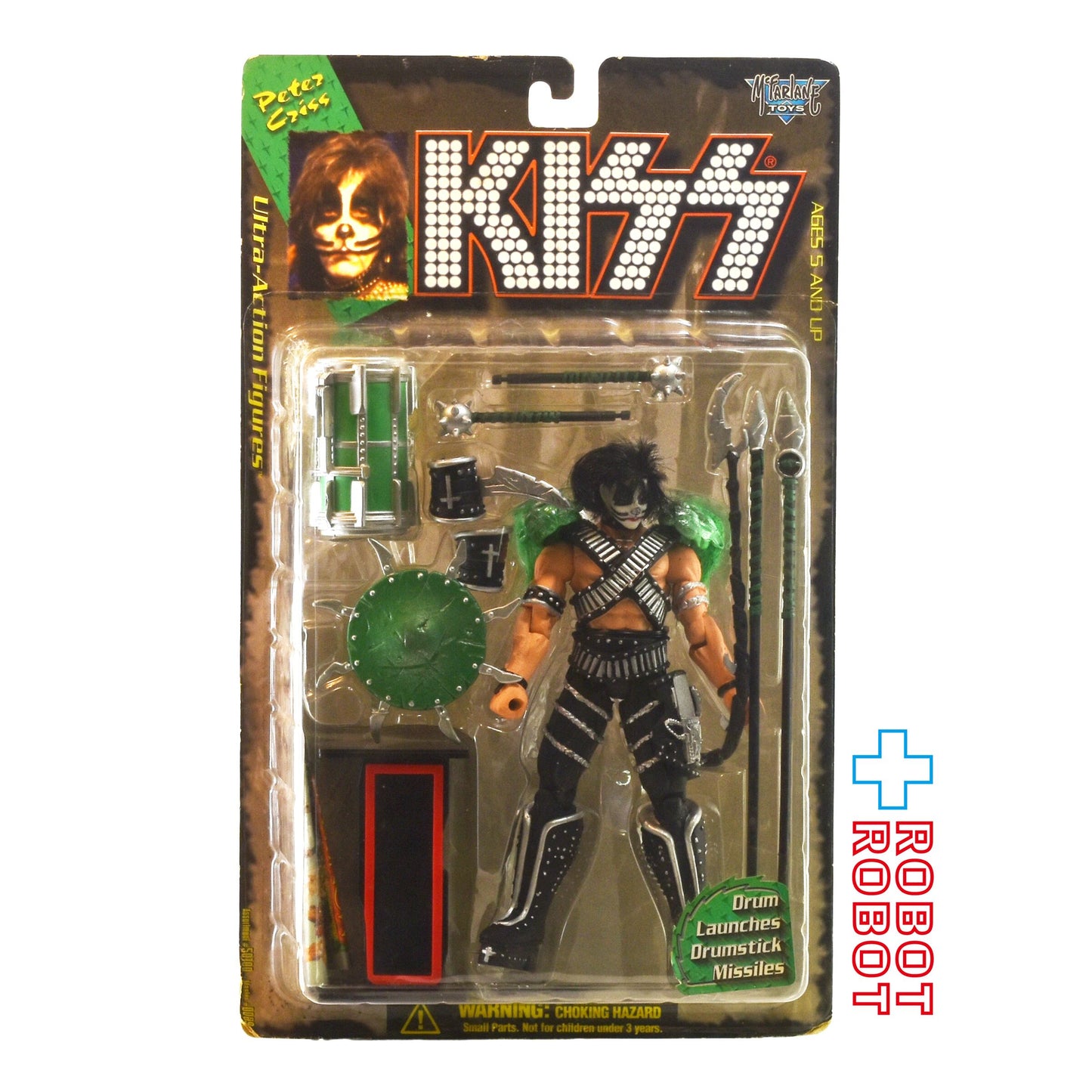 マクファーレン・トイズ KISS キッス ピーター・クリス ウルトラ アクションフィギュア 未開封