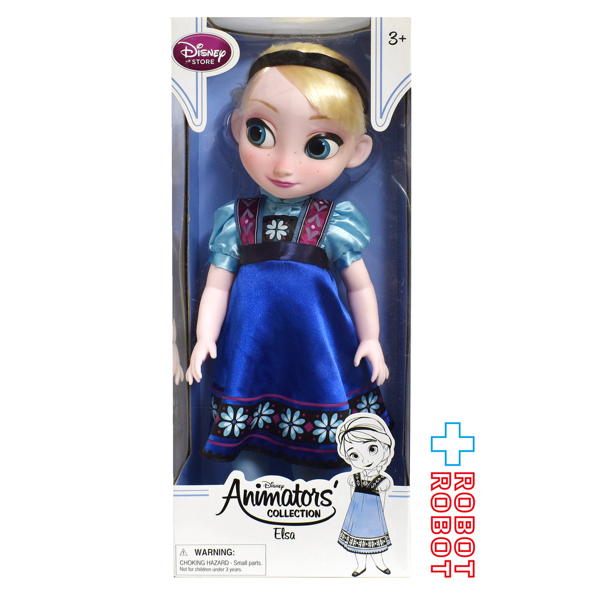 ディズニーストア限定 アナと雪の女王 エルサ アニメーターズコレクションドール 人形 国内版 未開封