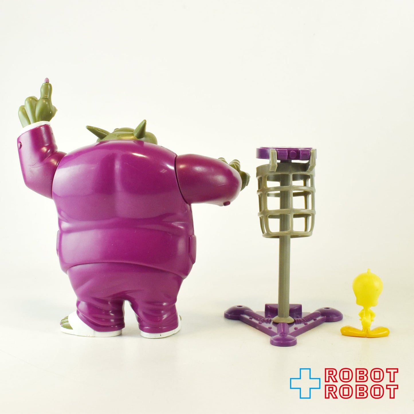 プレイメイツ社 ルーニー・テューンズ スペース・ジャム トゥイーティー vs ミスター・スワックハマー with ハングタイム・フープ・ケージ アクションフィギュア 1996