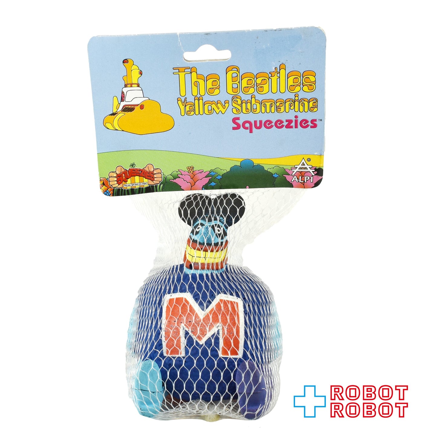 アルピ社 ビートルズ イエローサブマリン スクイーズフィギュア 1999 未開封
