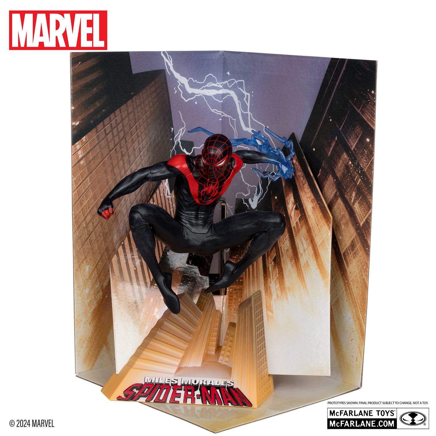 マクファーレン・トイズ マーベル シーン・フィギュア #009 マイルス・モラレス ダイク・ルアン / マイルス・モラレス スパイダーマン Vol.2 #1 1/10 スタチューフィギュア 未開封