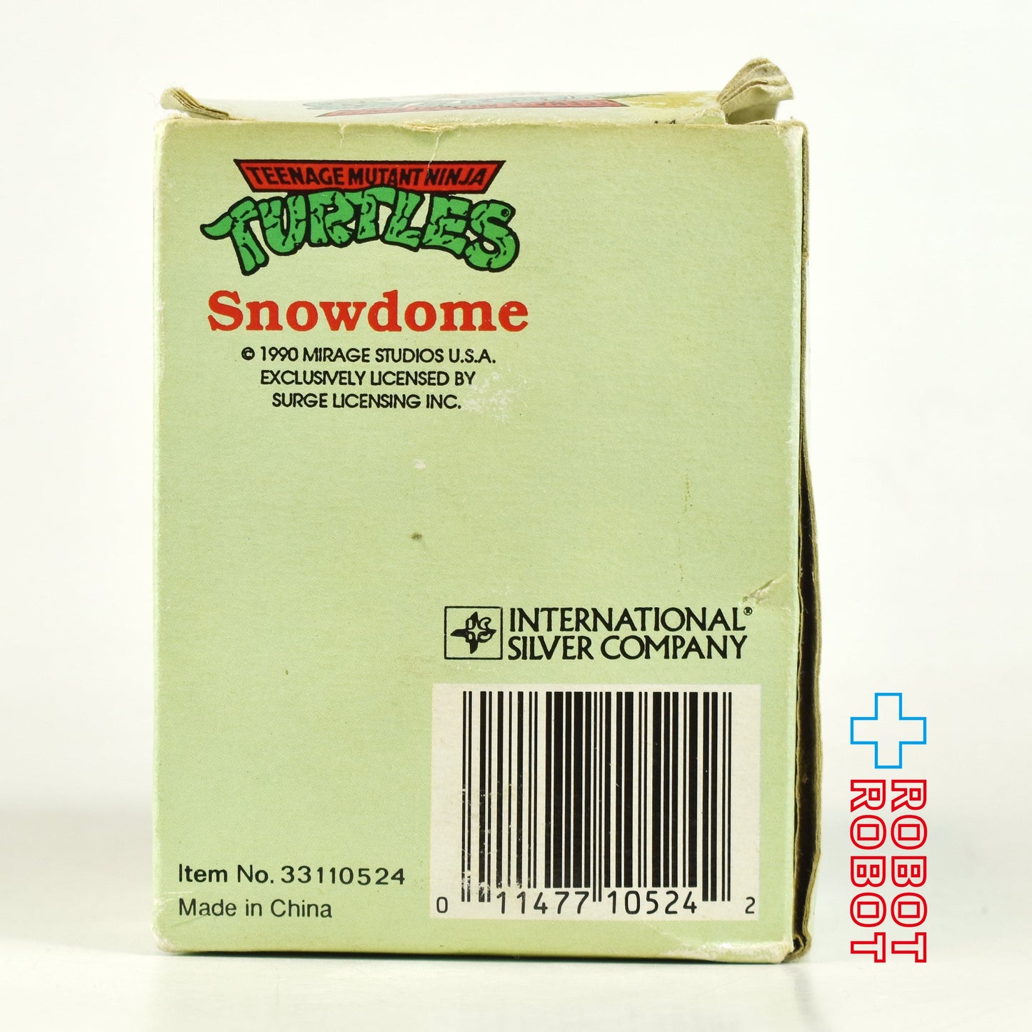 TMNT ティーンエイジ・ミュータント・ニンジャ・タートルズ ドナテロ クリスマス スノードーム 1990 開封箱付き