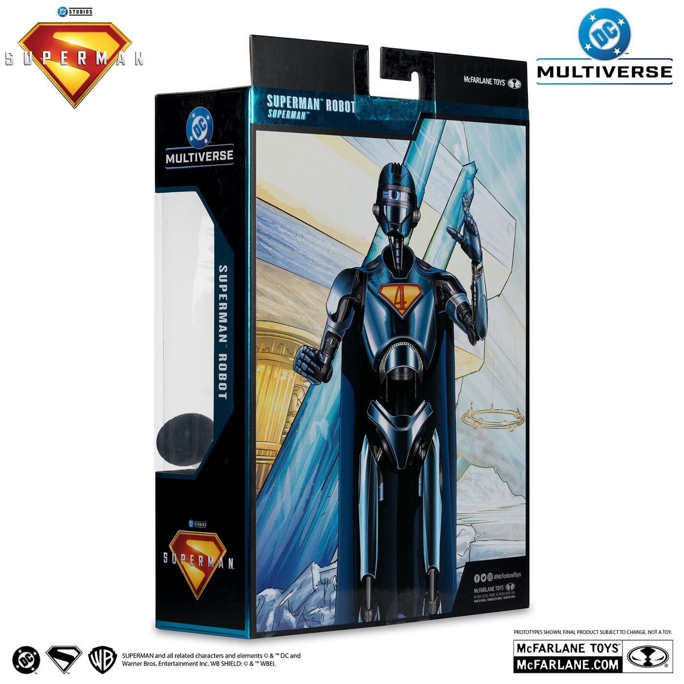 DC マルチバース スーパーマン (2025) デラックス・シアトリカル・エディション スーパーマンロボ4号（レッド・プラチナム・エディション) 7インチ アクションフィギュア 国内版 未開封