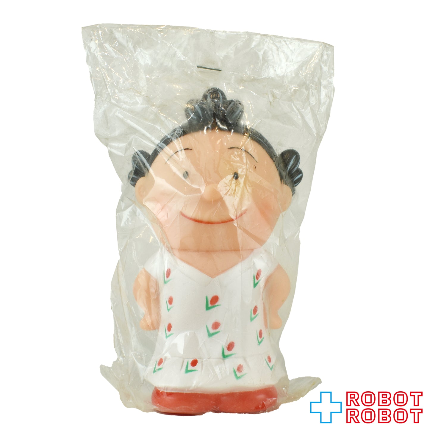 長谷川町子美術館 サザエさん サザエ ソフビ 貯金箱 未開封