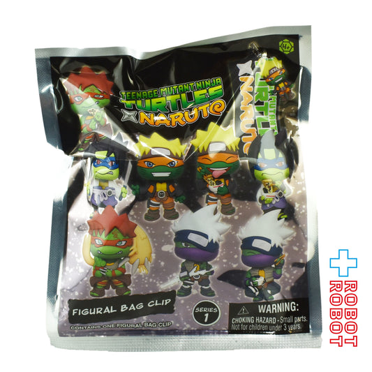 モノグラム フィギュラル バッグ クリップ TMNT ティーンエイジ・ミュータント・ニンジャ・タートルズ × ナルト シリーズ1 1パック 未開封