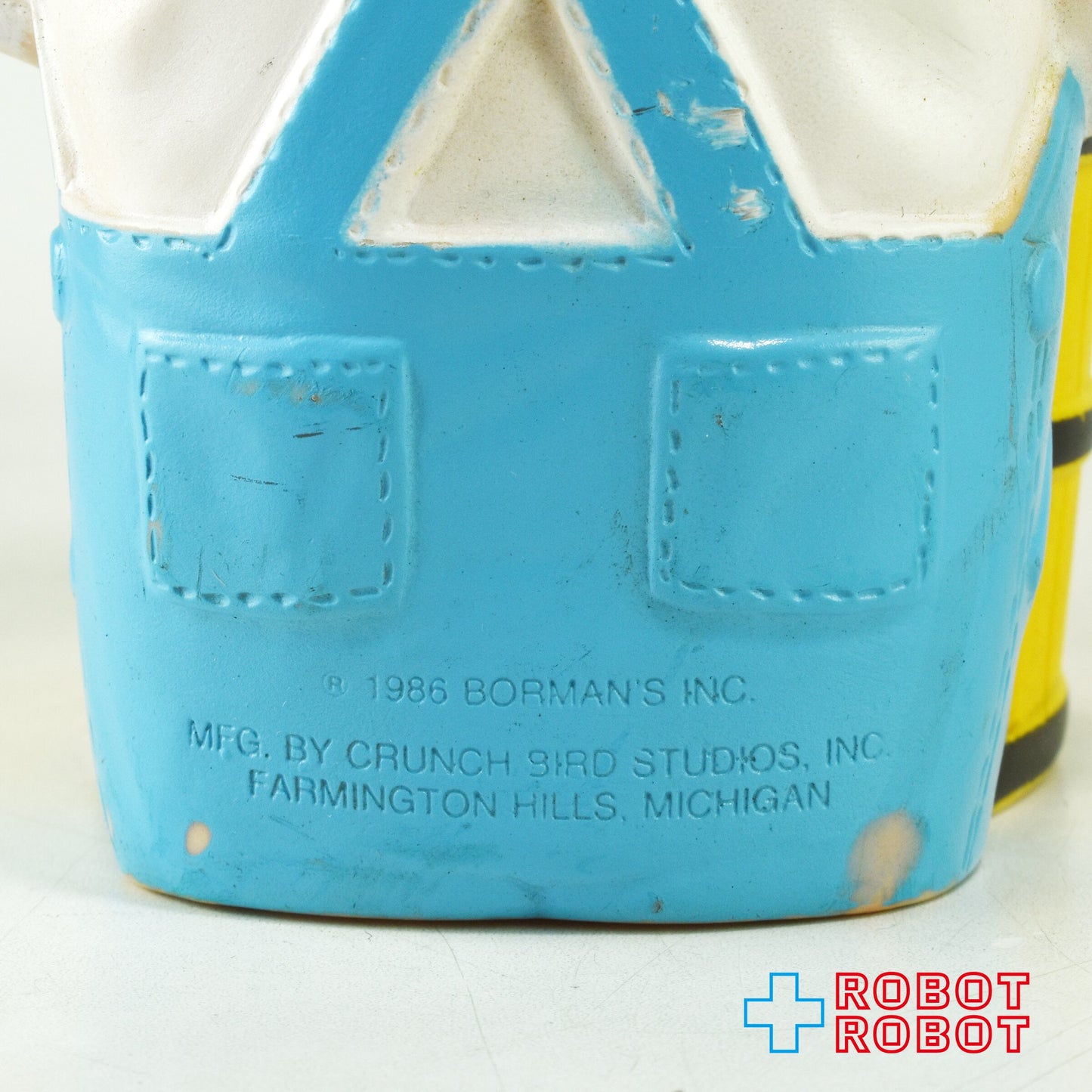 ファーマー・ジャック ノベルティーバンク ソフビ 貯金箱  1986 ※底蓋なし