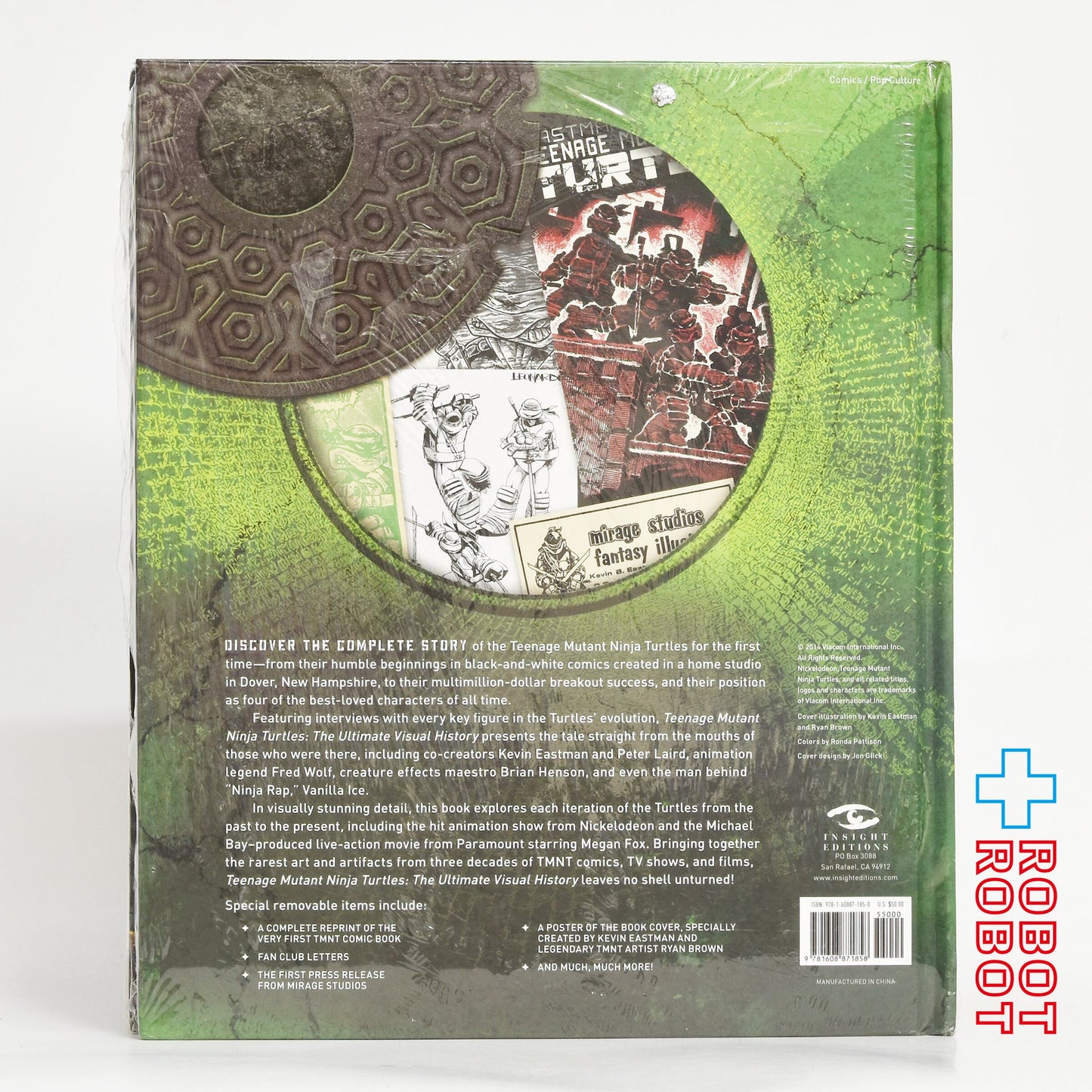 インサイト・エディション社 タートルズ TMNT " ザ・アルティメイト・ビジュアル・ヒストリー " ミュータント・タートルズ大全 洋書 アンドリュー・ファラゴ (著) 未開封 2014