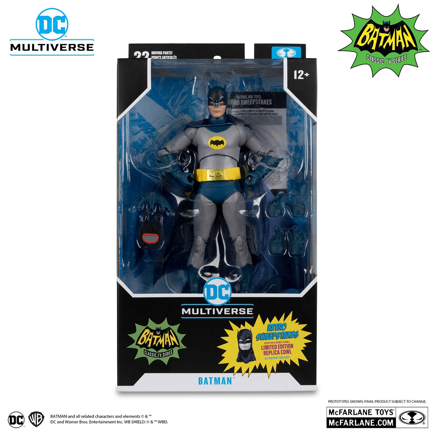 マクファーレン・トイズ DCマルチバース バットマン 1966年 TVシリーズ #291 バットマン 7インチ アクションフィギュア 国内版 未開封