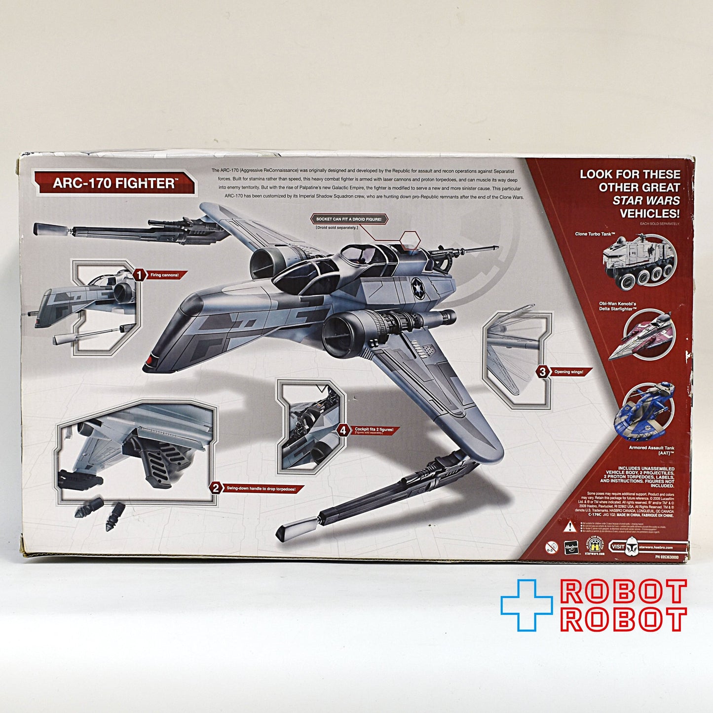 スター・ウォーズ ARC-170 スターファイター クローン・ウォーズ アクションフィギュア 未開封