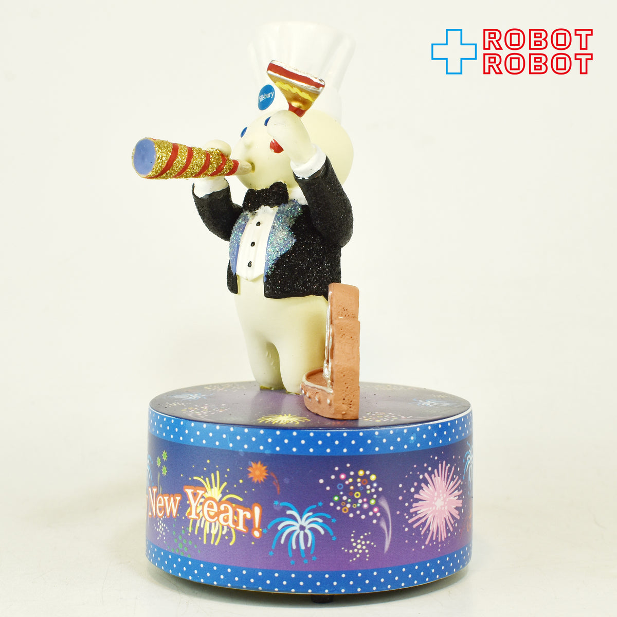 ピルズベリー ポッピンフレッシュ ドゥボーイ ハッピーニューイヤー オルゴール フィギュアリン 2013 企業物