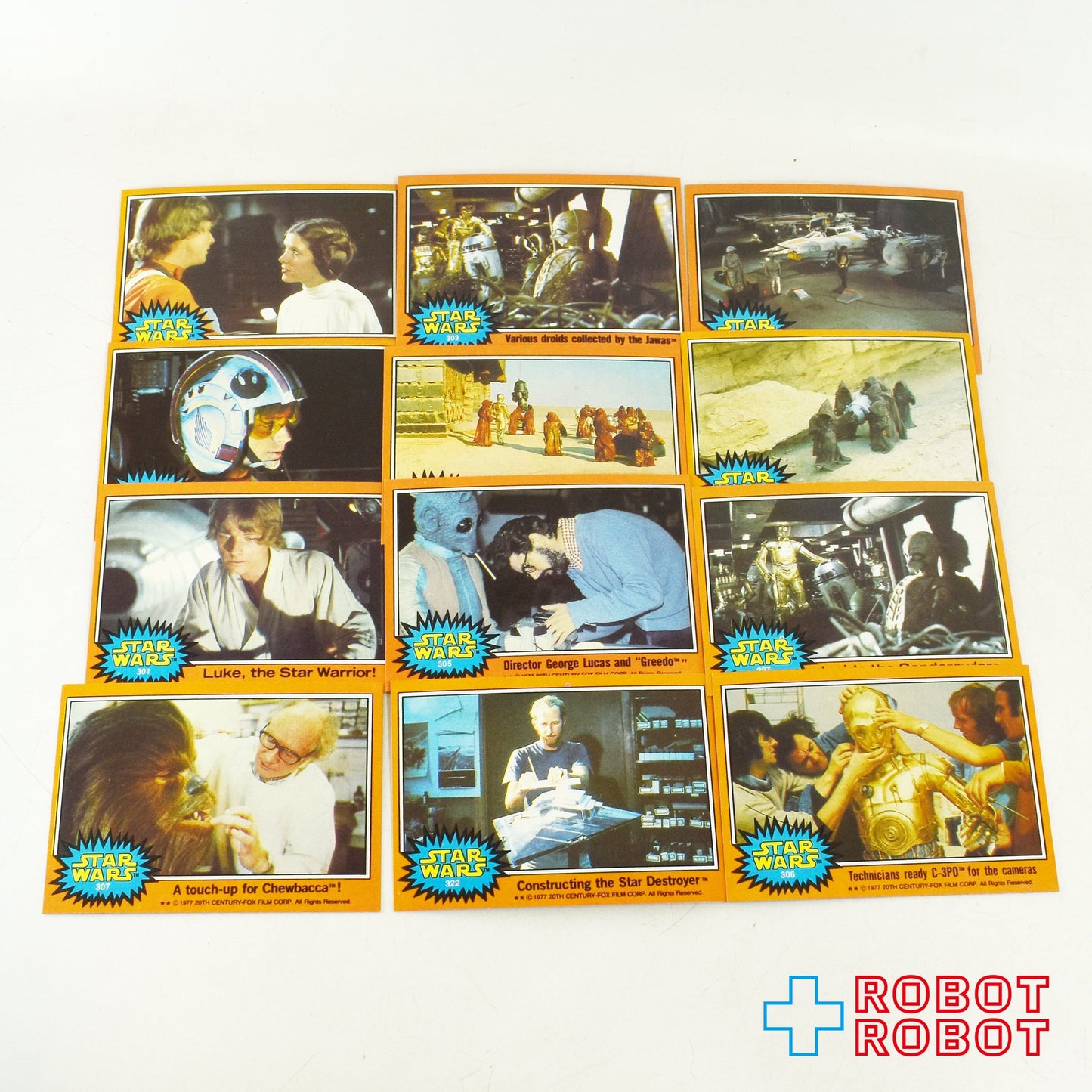 トップス スター・ウォーズ トレーディングカード 第5シリーズ (オレンジ枠) 空箱＆カード77枚