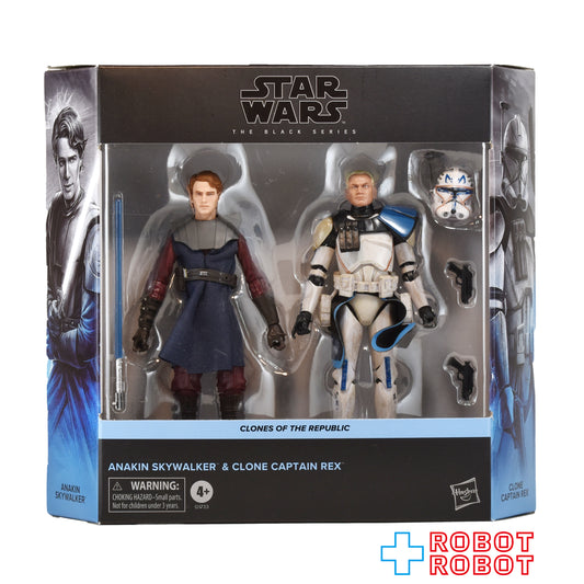 スター・ウォーズ ブラックシリーズ #CW04 アナキン・スカイウォーカー & クローン・キャプテン・レックス 6インチフィギュア 未開封