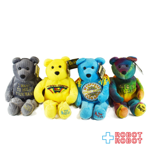 ビートルズ ビーニーベア ぬいぐるみ人形 限定版 4体セット 紙タグ付き