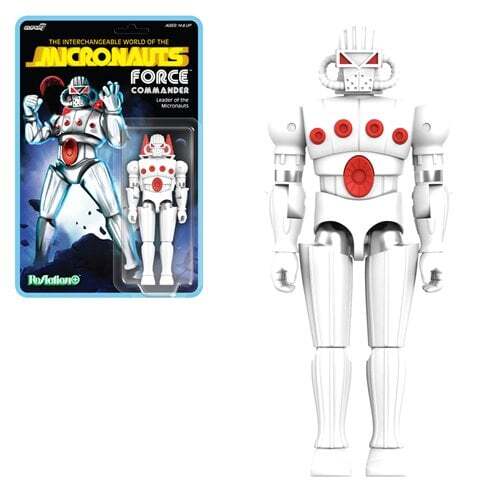 スーパー7 リ・アクション+ マイクロノーツ フォース・コマンダー 3.75インチ アクションフィギュア 未開封