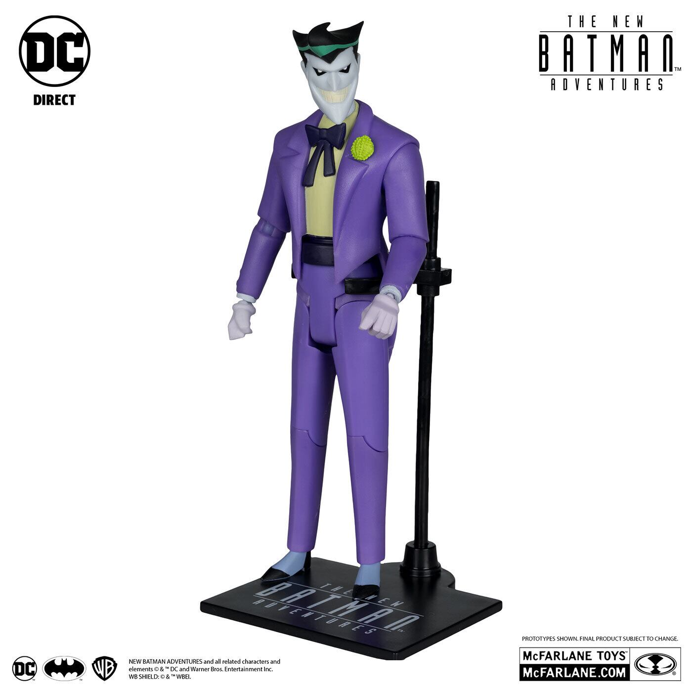 マクファーレン・トイズ DCダイレクト バットマン アニメイテッド ニュー・バットマン・アドベンチャーズ #13 ジョーカー 6インチ アクションフィギュア 国内版 未開封