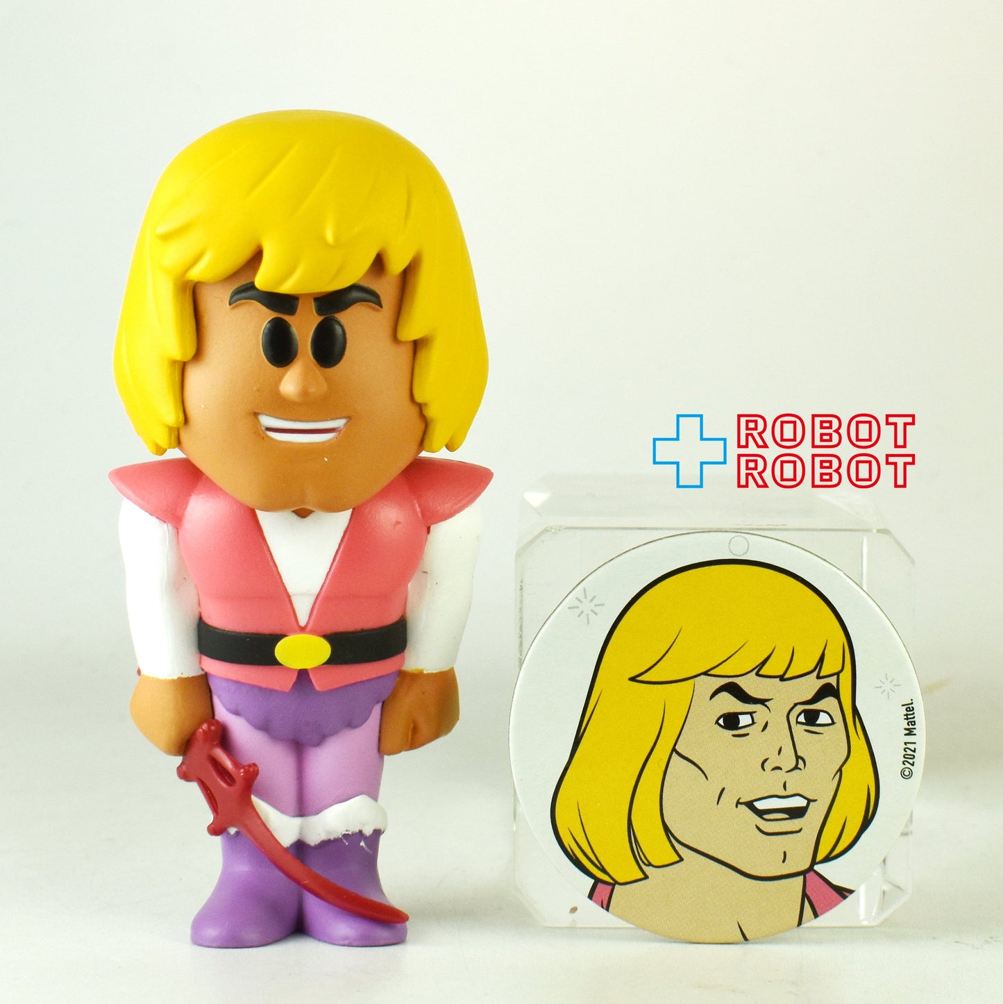 ファンコ SODA ソーダ缶 MOTU マスターズ・オブ・ザ・ユニバース プリンス・アダム ビニールフィギュア