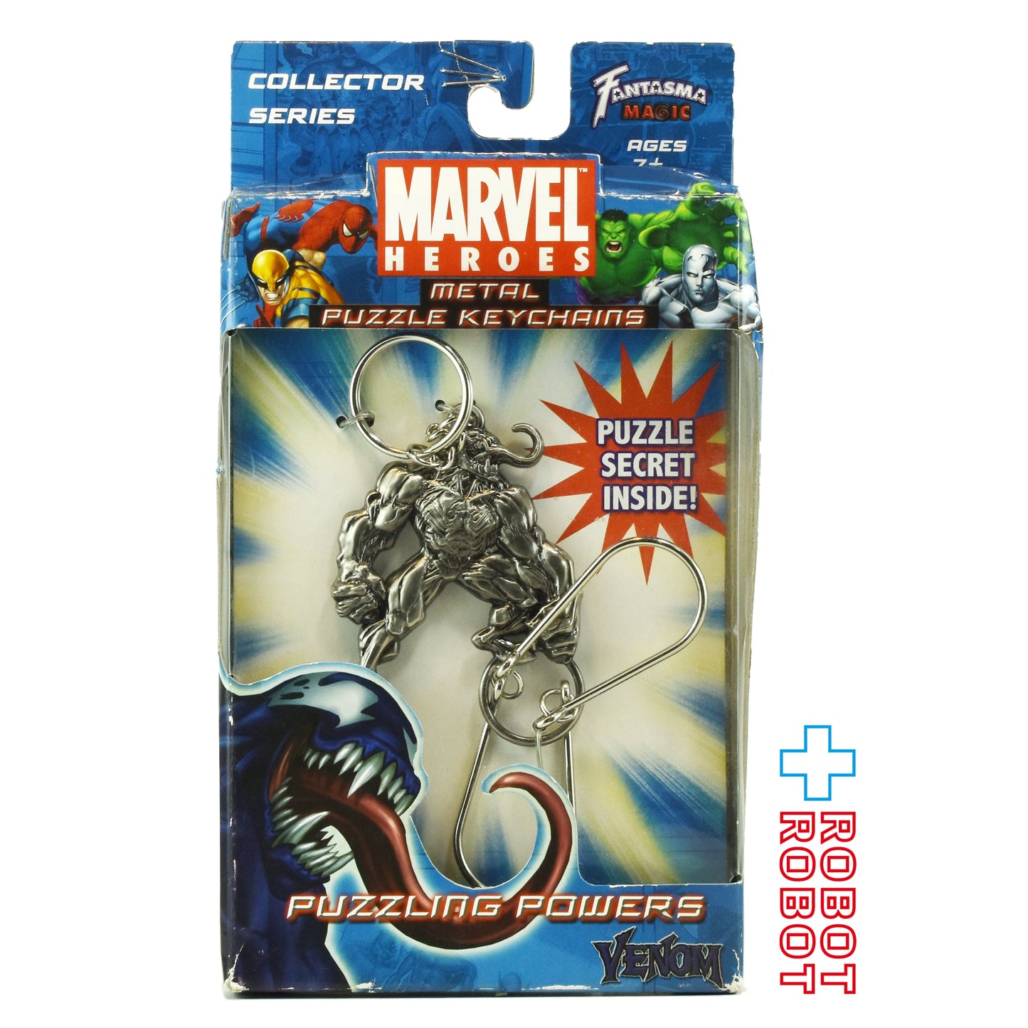 ファンタズマ マーベルヒーローズ ヴェノム メタルパズル キーチェーン 2007 未開封 - ROBOTROBOT