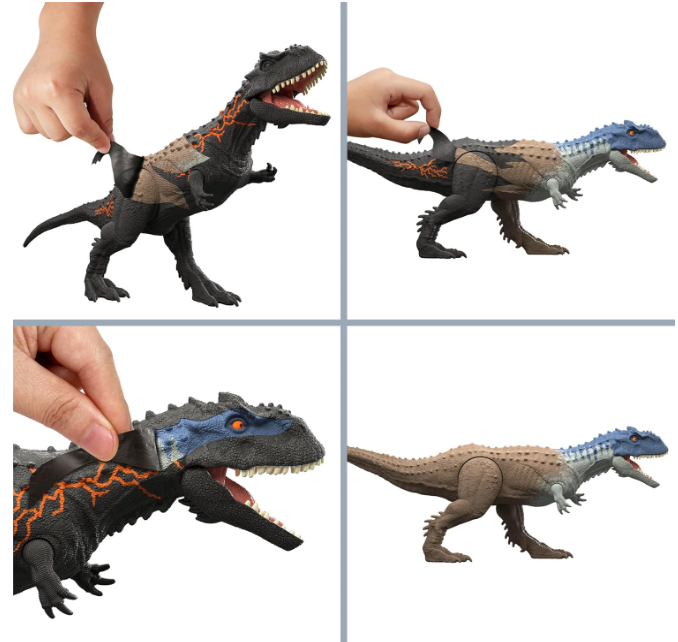 マテル ジュラシックワールド びりびりめくって！恐竜発掘サプライズ マジュンガサウルス アクションフィギュア 未開封