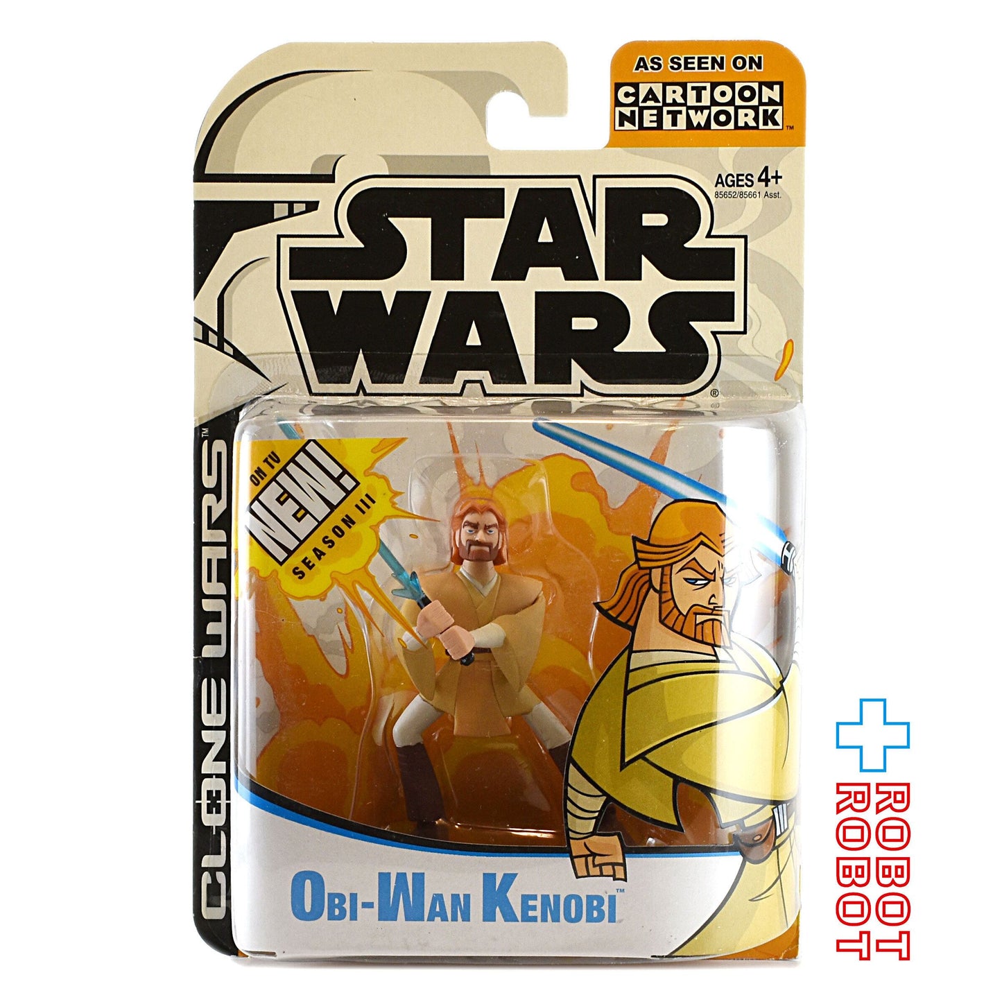 スター・ウォーズ CW2003 クローン・ウォーズ・アニメイテッド オビ＝ワン・ケノービ 3.75インチ アクションフィギュア 未開封