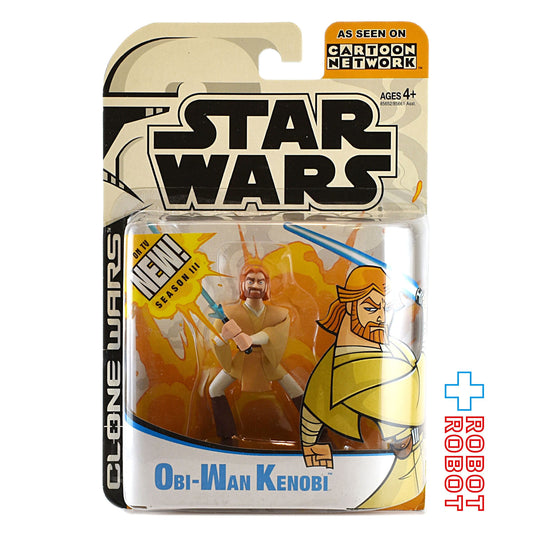 スター・ウォーズ CW2003 クローン・ウォーズ・アニメイテッド オビ＝ワン・ケノービ 3.75インチ アクションフィギュア 未開封
