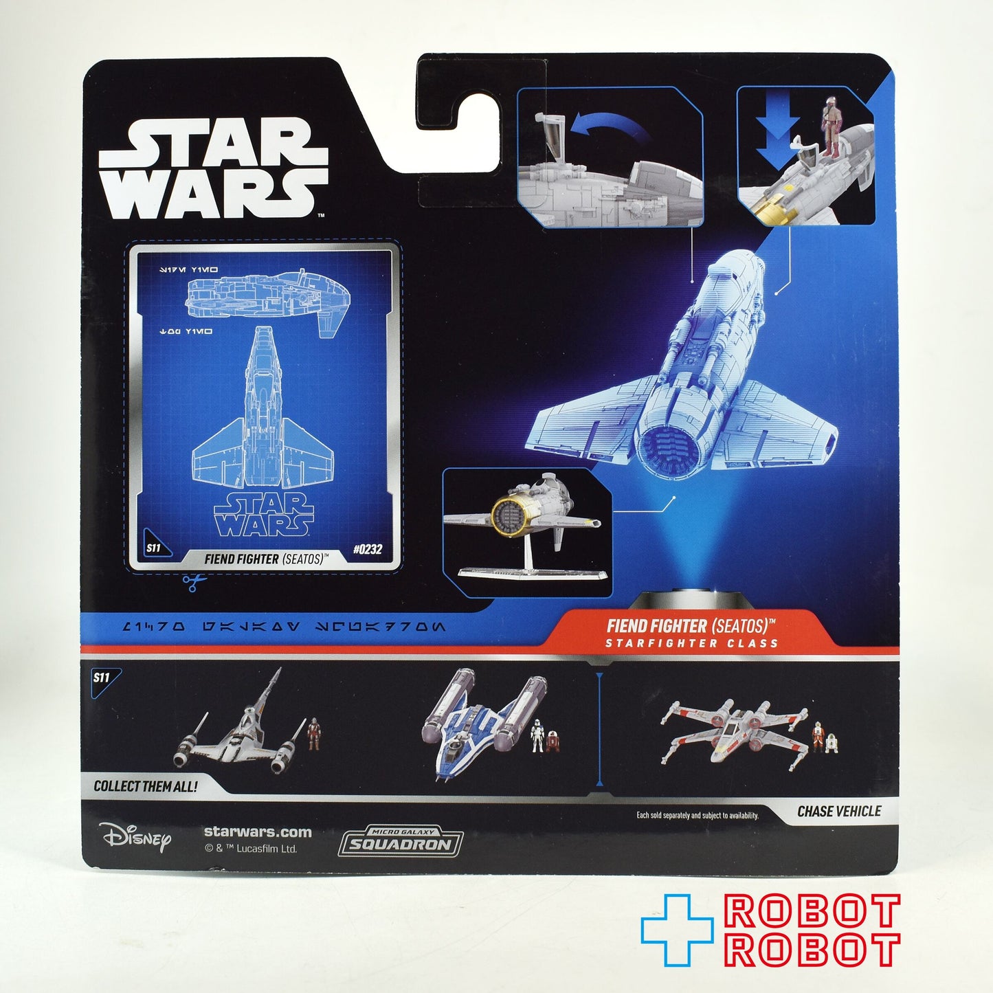 スター・ウォーズ マイクロ・ギャラクシー スターファイター・クラス シリーズ11 フィーンド・ファイター(シートス) 国内版 未開封