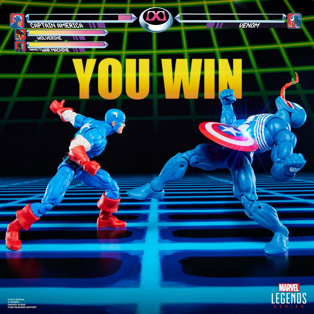マーベルレジェンド ゲームシリーズ キャプテン・アメリカ vs ヴェノム 6インチ アクションフィギュア 国内版 未開封