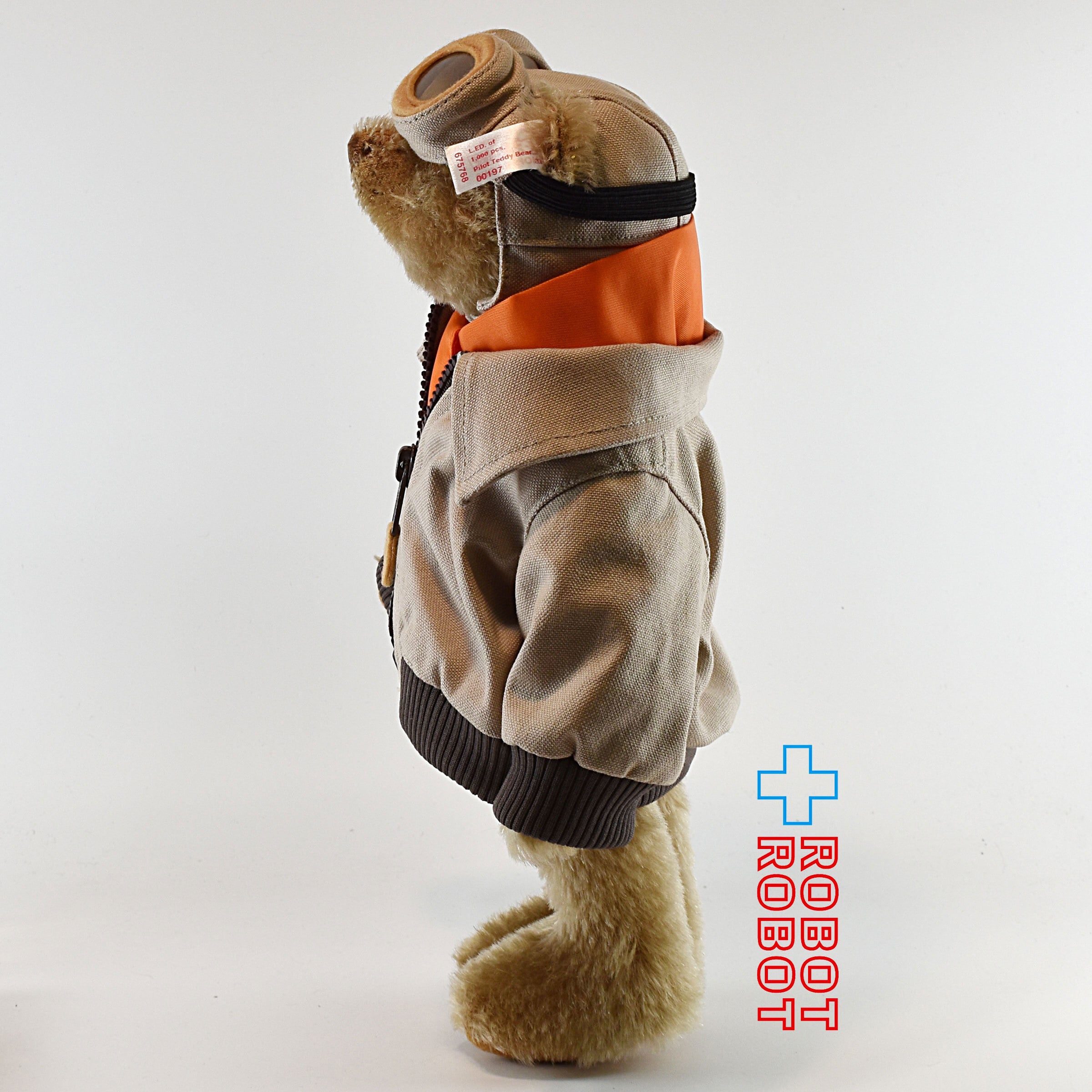 シュタイフ Steiff テディベア JAL パイロット キャラメル 29cm 1000体