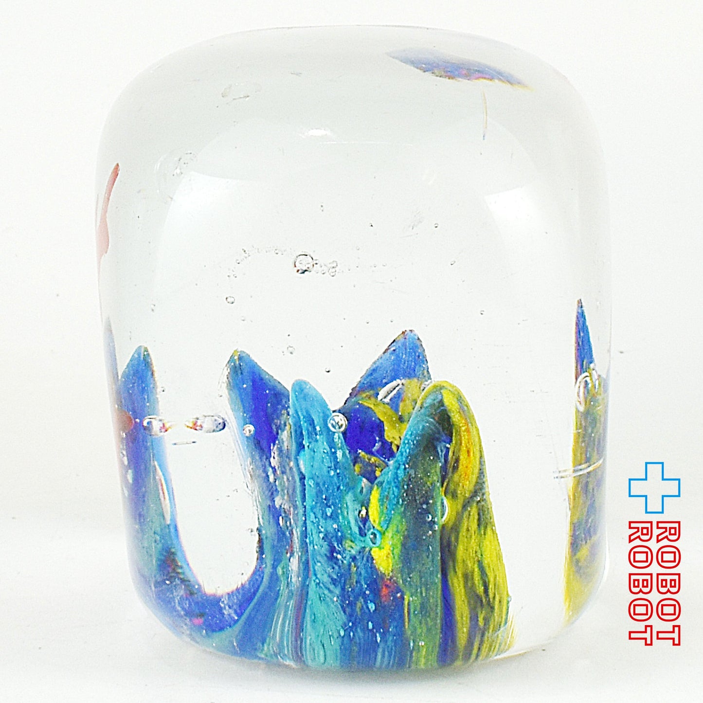 赤い熱帯魚 ガラス ペーパーウェイト