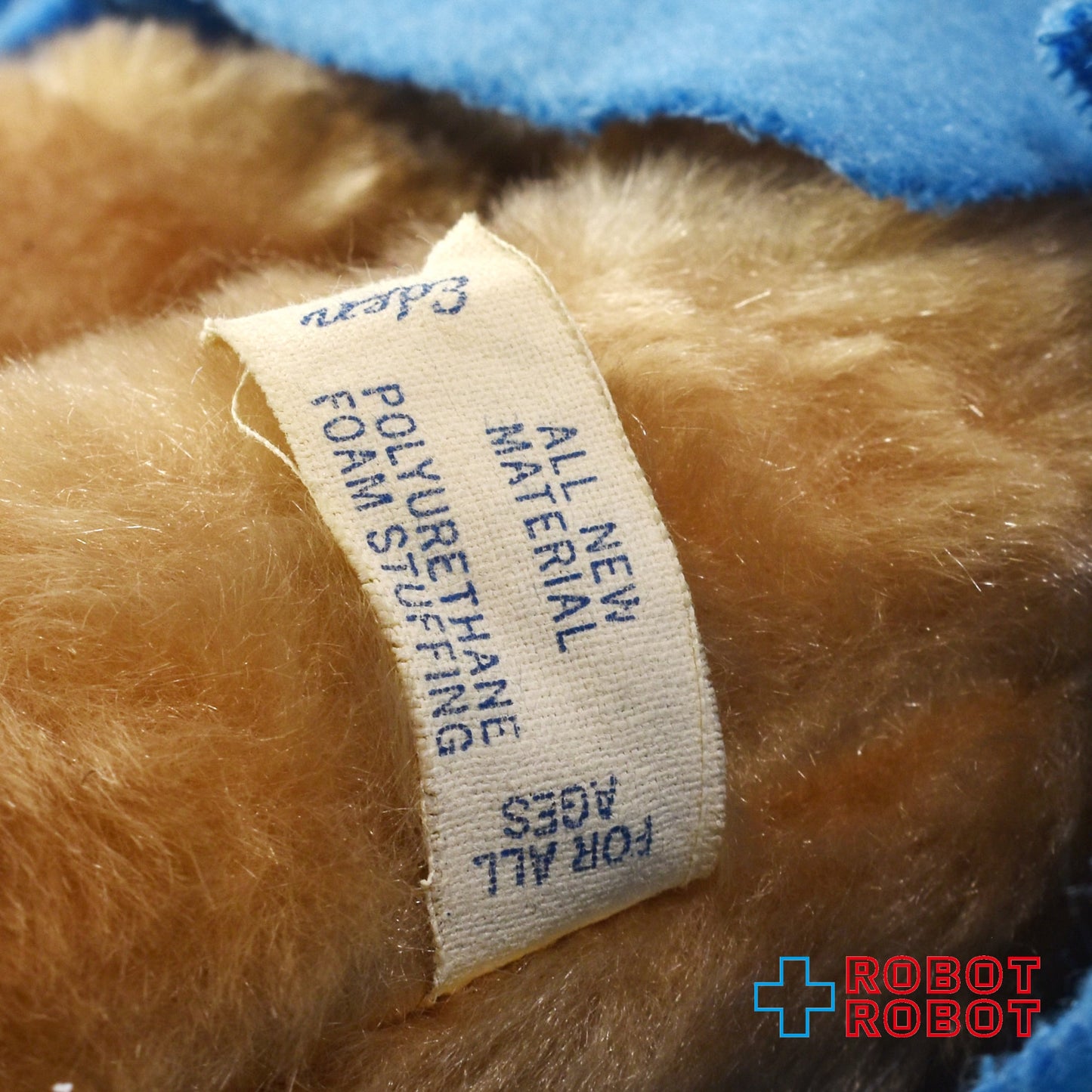 エデン社 パディントン ぬいぐるみ人形 黄色帽子 水色ボタン 36cm 1975 紙タグ付き