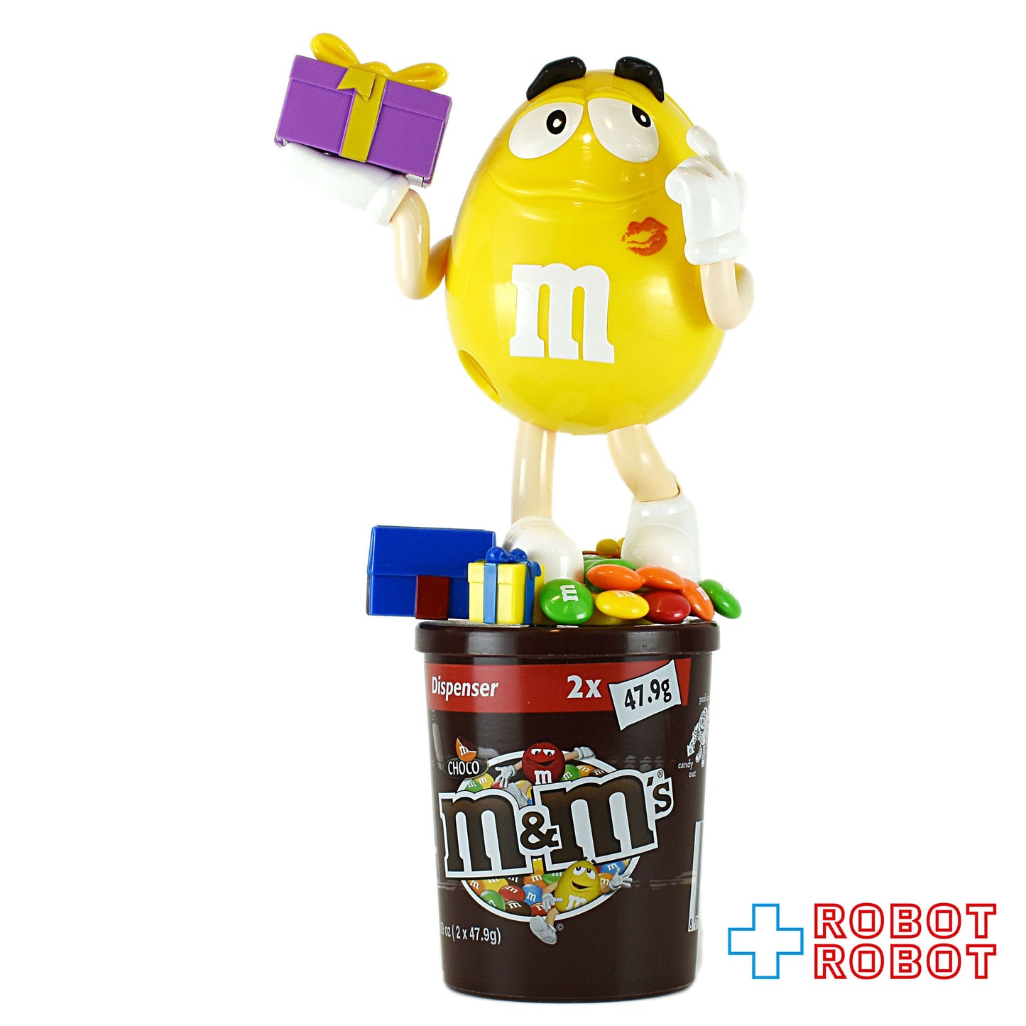 M&M's ディスペンサー イエロー プレゼント 23センチ