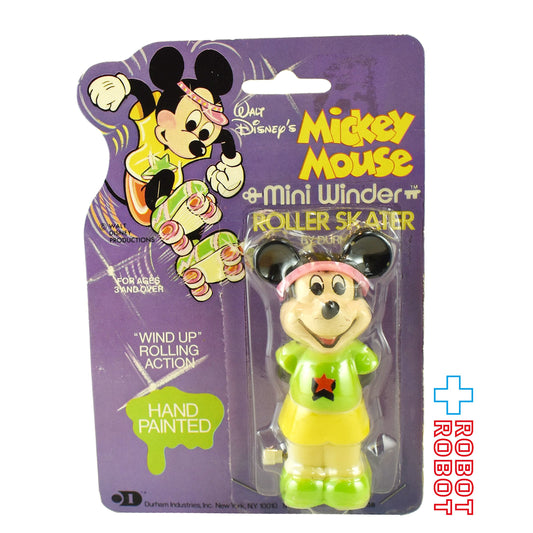 ダルハム社 ディズニー ミニーマウス・ミニ・ワインダー ローラー・スケーター フィギュア 台紙入